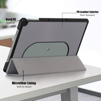 SKALO Google Pixel Tablet Trifold Suojakotelo - Harmaa
