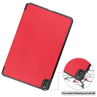 SKALO Nokia T20 Trifold Suojakotelo - Punainen