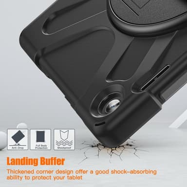 SKALO Lenovo Tab M10 (Gen 3) Extra Shockproof Armor Iskunkestävä kuori - Musta