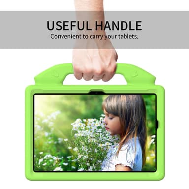 SKALO Samsung Tab A8 10.5 (2021/2022) Thumb Up Lasten Suojakotelo- Vihreä