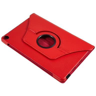 SKALO Lenovo Tab M10 (Gen 3) 360 Litchi Suojakotelo - Punainen