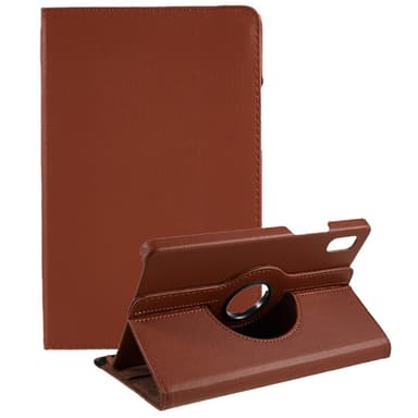 SKALO Lenovo Tab M9 360 Litchi Suojakotelo - Ruskea