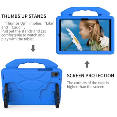 SKALO Samsung Tab A8 10.5 (2021/2022) Thumb Up Lasten Suojakotelo- Sininen