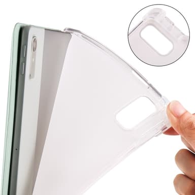SKALO Lenovo Tab P11 Gen 2 Trifold Suojakotelo läpinäkyvällä taustapaperilla - Turkoosi