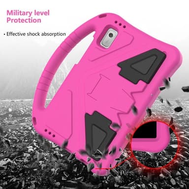 SKALO Lenovo Tab M9 Lapsikuori kahvalla ja jalustalla - Pinkki