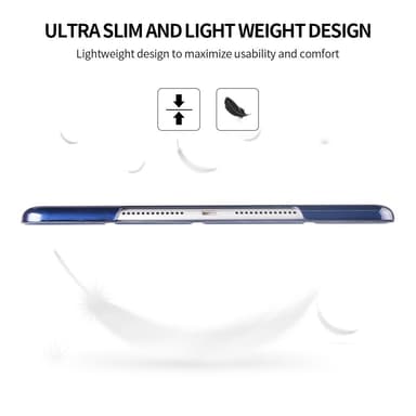 SKALO iPad 10.2 Trifold Suojakotelo - Tummansininen