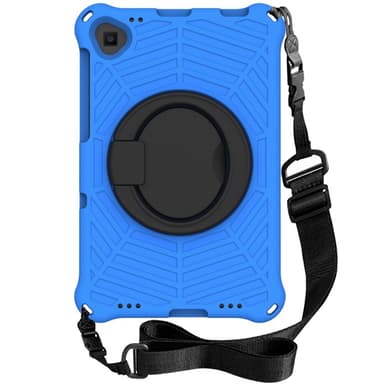 SKALO Lenovo Tab M10 FHD Plus 10.3"" Extra Shock Resistant Armor Spider Mesh kuori olkahihnalla - Sininen