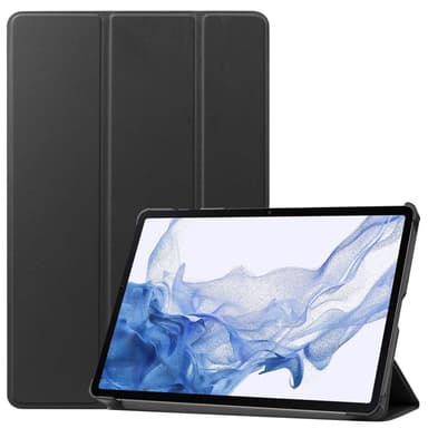 SKALO Samsung Tab S8 Trifold Suojakotelo - Musta