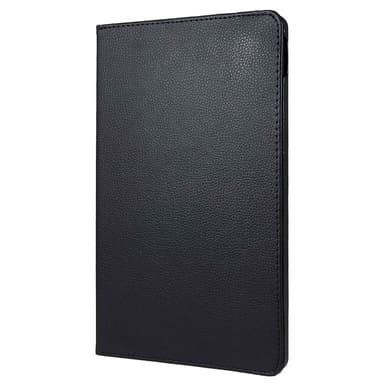 SKALO Lenovo Tab M10 Plus 10.6"" (Gen 3) 360 Litchi Suojakotelo - Musta