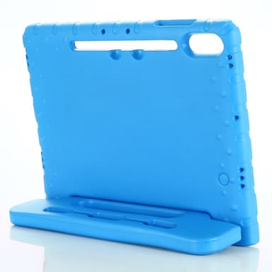 SKALO Samsung Tab S9+/S9+ FE Kuori kahvalla/telineellä - Sininen