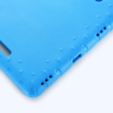 SKALO Samsung Tab S9+/S9+ FE Kuori kahvalla/telineellä - Sininen