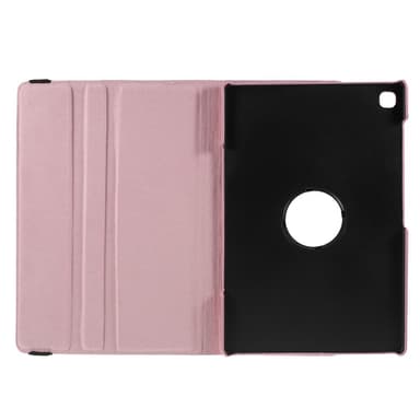 SKALO Samsung Tab S6 Lite 360 Litchi Suojakotelo - Pinkki