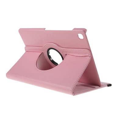 SKALO Samsung Tab S6 Lite 360 Litchi Suojakotelo - Pinkki