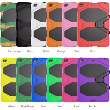 SKALO iPad Mini 4 Extra Shockproof Armor Iskunkestävä kuori - Cerise