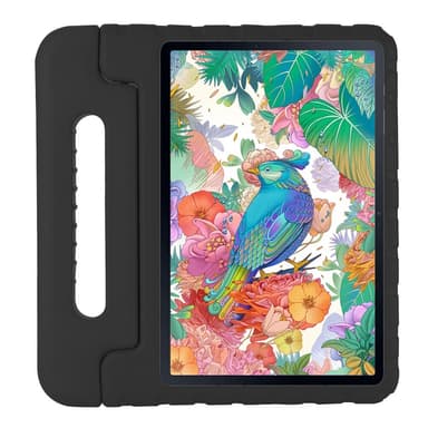 SKALO Samsung Tab S7/S8 Kuori kahvalla/telineellä - Musta