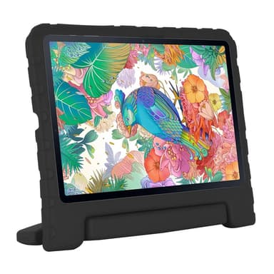 SKALO Samsung Tab S7/S8 Kuori kahvalla/telineellä - Musta