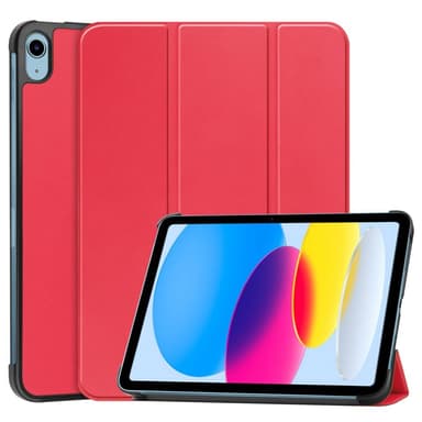 SKALO iPad 10.9 (2022) Trifold Suojakotelo - Punainen
