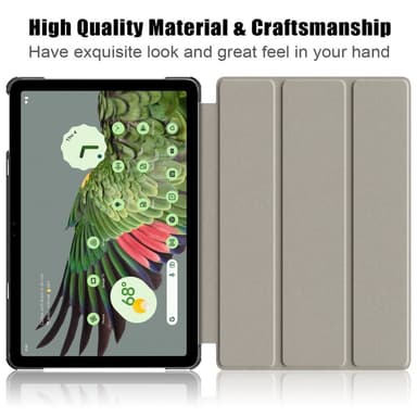 SKALO Google Pixel Tablet Trifold Suojakotelo - Punainen