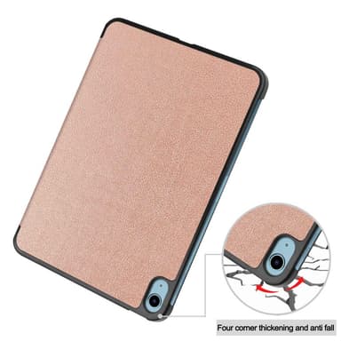 SKALO iPad 10.9 (2022) Trifold Suojakotelo - Ruusukulta