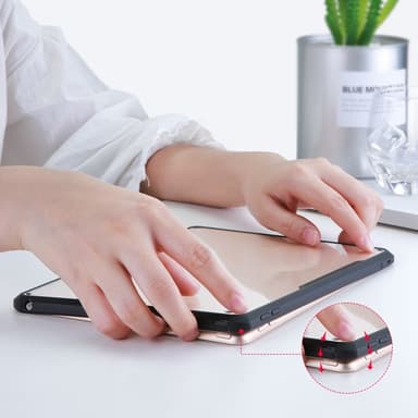 XUNDD iPad 10.2 Hybridi Suojakuori - Läpinäkyvä