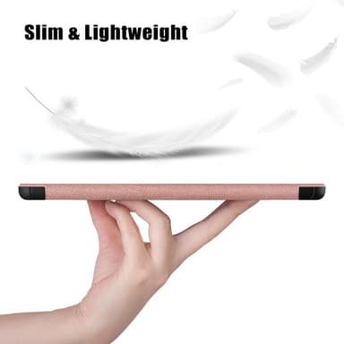 SKALO Google Pixel Tablet Trifold Suojakotelo - Ruusukulta