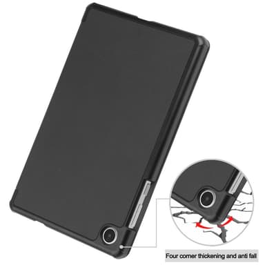 SKALO Lenovo Tab M8 Gen 4 Trifold Suojakotelo - Musta