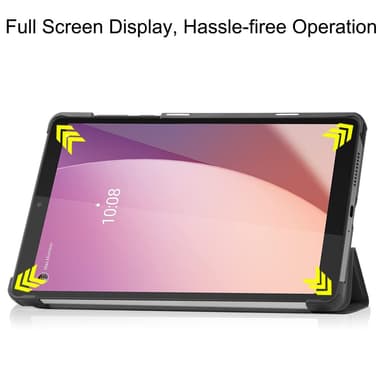 SKALO Lenovo Tab M8 Gen 4 Trifold Suojakotelo - Musta
