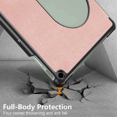 SKALO Google Pixel Tablet Trifold Suojakotelo - Ruusukulta