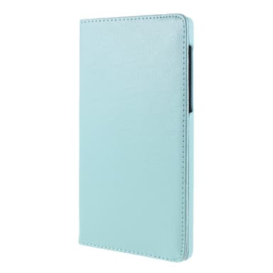 SKALO Samsung Tab A7 Lite 360 Litchi Suojakotelo - Turkoosi