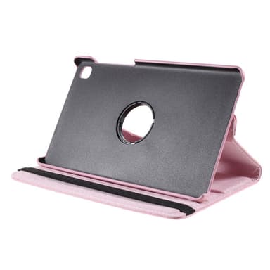 SKALO Samsung Tab A7 Lite 360 Litchi Suojakotelo - Pinkki