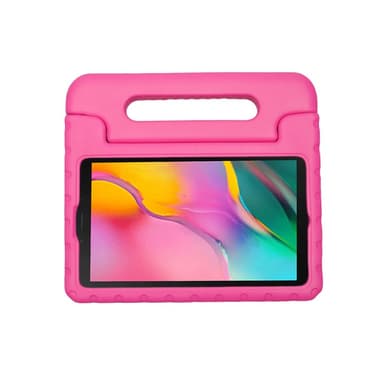 SKALO Samsung Tab A7 Lite Kuori kahvalla/telineellä - Pinkki
