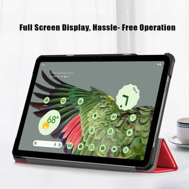 SKALO Google Pixel Tablet Trifold Suojakotelo - Punainen