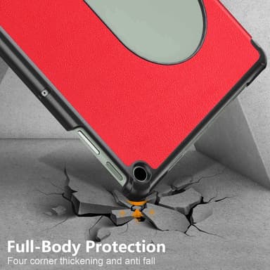 SKALO Google Pixel Tablet Trifold Suojakotelo - Punainen