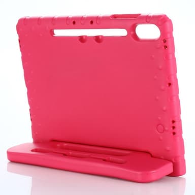SKALO Samsung Tab S9+/S9+ FE Kuori kahvalla/telineellä - Pinkki