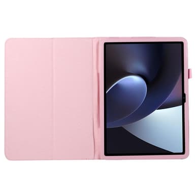 SKALO OnePlus Pad Duofold Litchi Suojakotelo - Pinkki