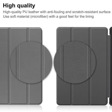 SKALO Lenovo Tab M9 Trifold Suojakotelo - Harmaa