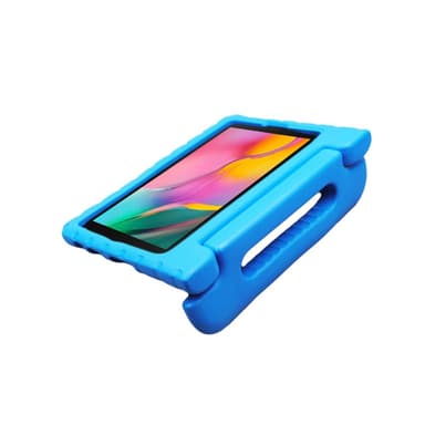 SKALO Samsung Tab A7 Lite Kuori kahvalla/telineellä - Sininen