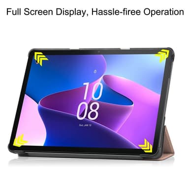 SKALO Lenovo Tab M10 (Gen 3) Trifold Suojakotelo - Ruusukulta