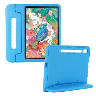 SKALO Samsung Tab S7/S8 Kuori kahvalla/telineellä - Sininen