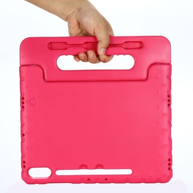 SKALO Samsung Tab S9+/S9+ FE Kuori kahvalla/telineellä - Pinkki
