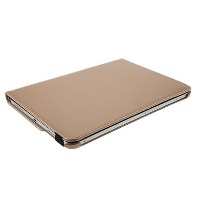 SKALO iPad Pro 12.9 (Gen 4/5/6) 360 Litchi Suojakotelo - Kulta