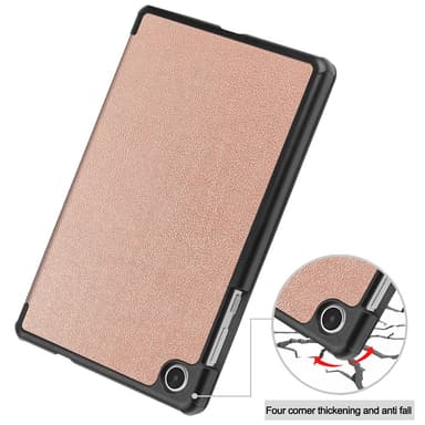 SKALO Lenovo Tab M8 Gen 4 Trifold Suojakotelo - Ruusukulta