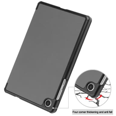 SKALO Lenovo Tab M8 Gen 4 Trifold Suojakotelo - Harmaa