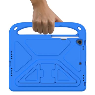 SKALO iPad 10.2 Lapsikuori kahvalla ja jalustalla - Sininen