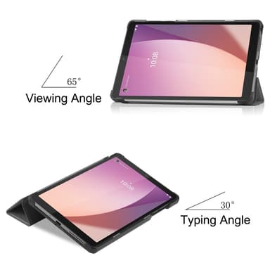 SKALO Lenovo Tab M8 Gen 4 Trifold Suojakotelo - Harmaa