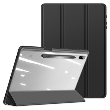DUX DUCIS Samsung Tab S7+/S7 FE/S8+ TOBY Series Trifold Suojakotelo - Musta