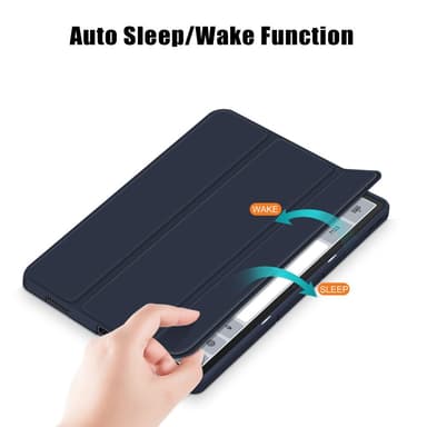 SKALO Lenovo Tab P12 Trifold Suojakotelo - Tummansininen