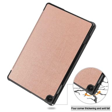 SKALO Lenovo Tab M10 (Gen 3) Trifold Suojakotelo - Ruusukulta