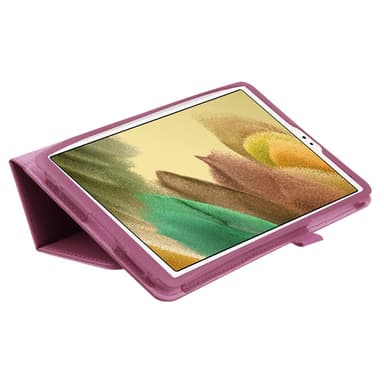 SKALO Samsung Tab A7 Lite Duofold Litchi Suojakotelo - Violetti