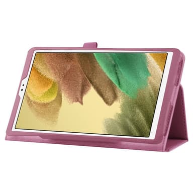 SKALO Samsung Tab A7 Lite Duofold Litchi Suojakotelo - Violetti